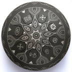 Black 8-Note Tongue Drum