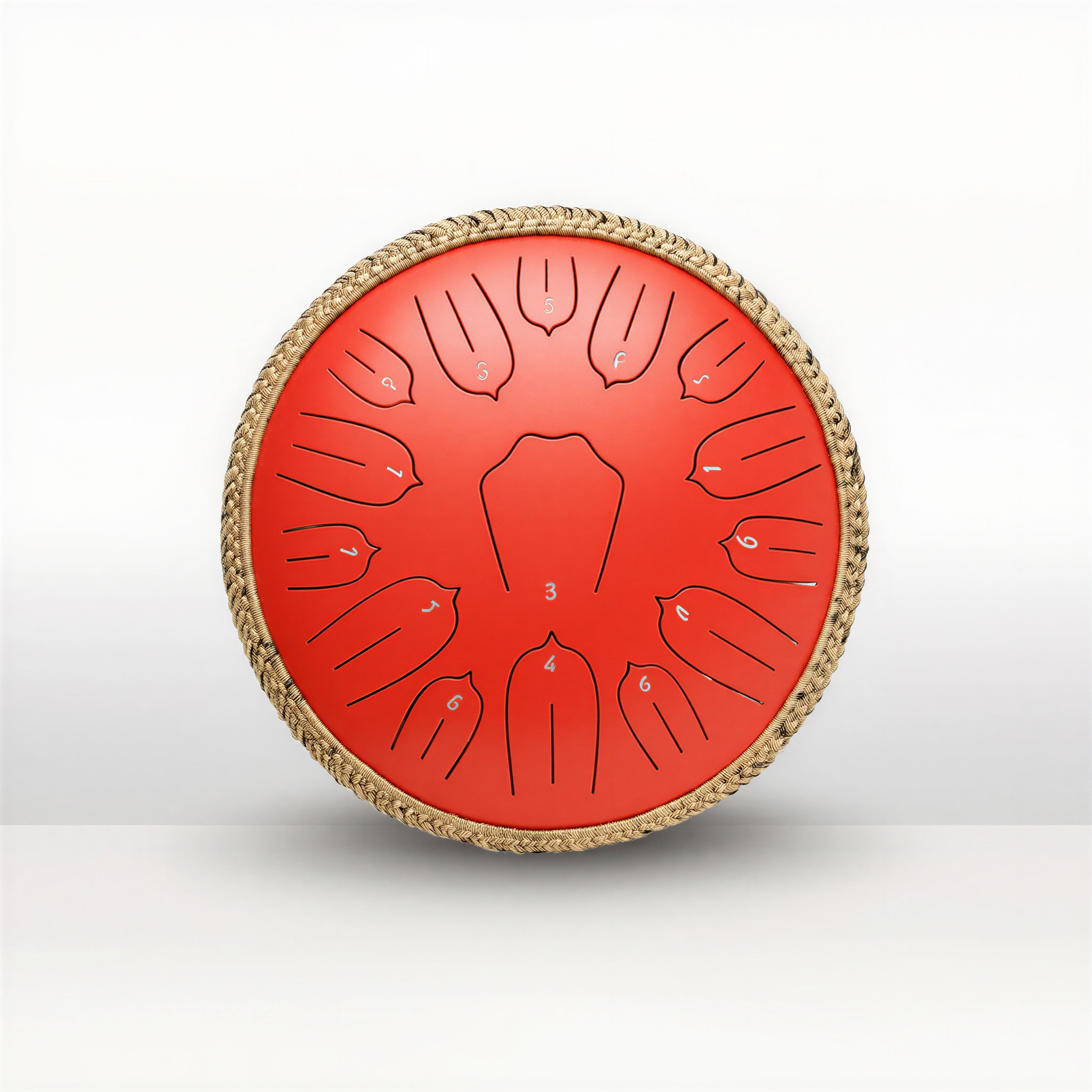 Tongue Drum 15 Notes in D (440 Hz) – 33 cm